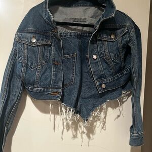 Alexander Wang Blue Denim Jacket